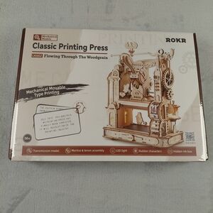 ROKR Mechanical Models, Classic Printing Press Lk602